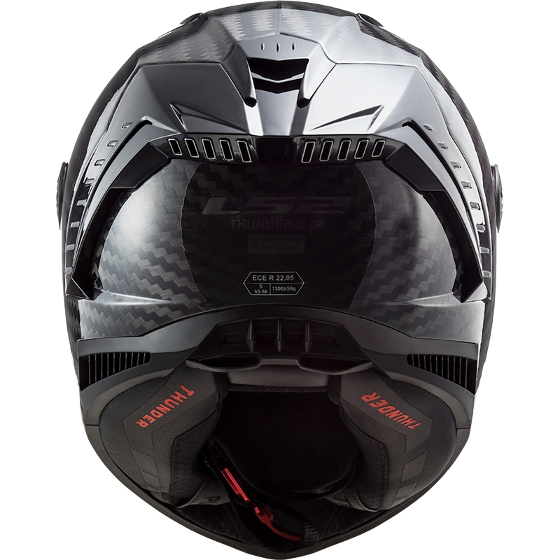 Casco Integral de Moto LS2 FF805 Thunder Carbono Negro Brillo