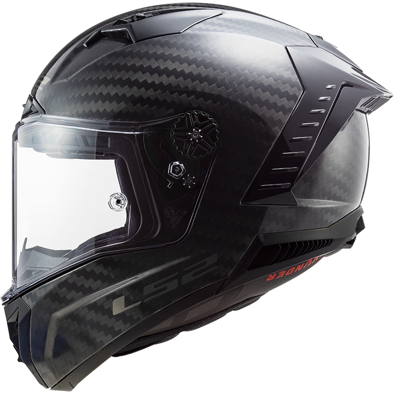 Casco Integral de Moto LS2 FF805 Thunder Carbono Negro Brillo