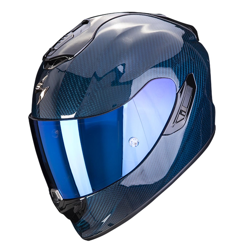 Integrální přilba Scorpion EXO-1400 EVO Carbon Air modrá