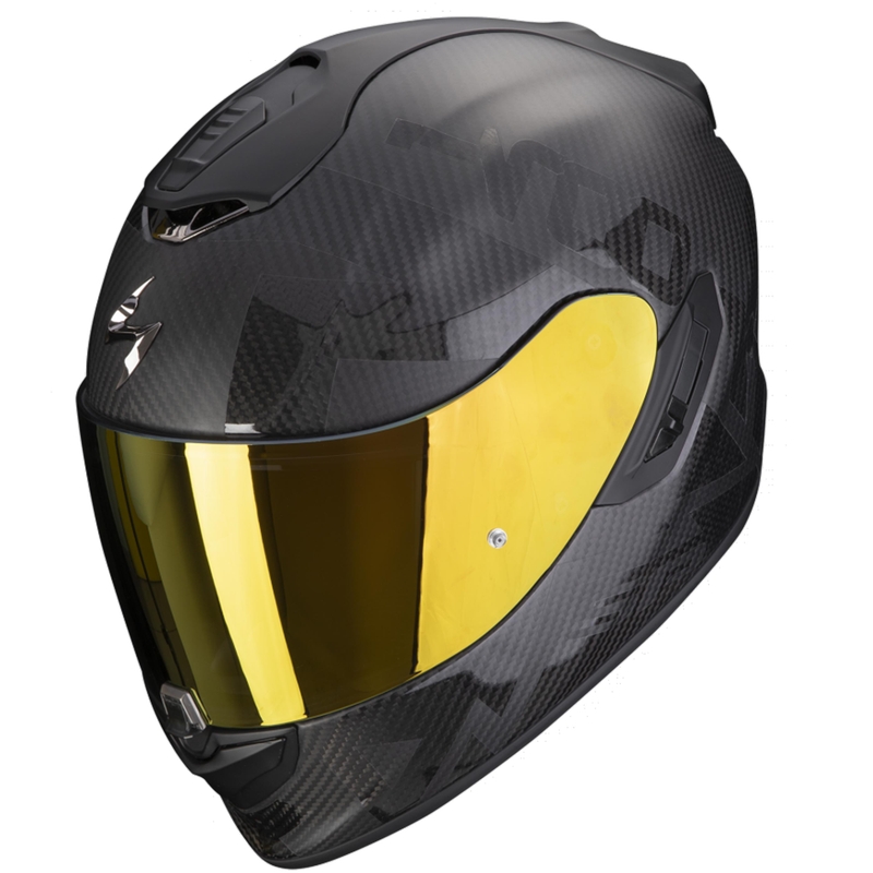 Casco integral Scorpion EXO-1400 EVO Carbon Air Cerebro negro