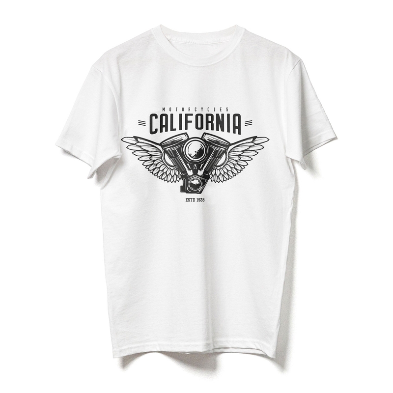 Camiseta RSA California blanca liquidación