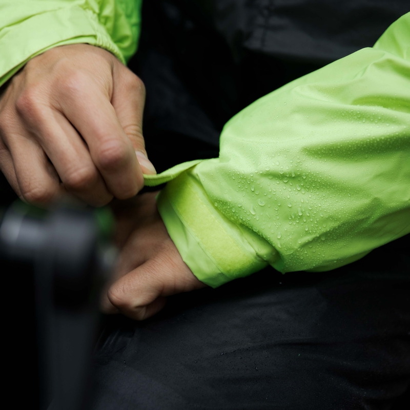Chubasquero para moto Rebelhorn Rain amarillo fluo
