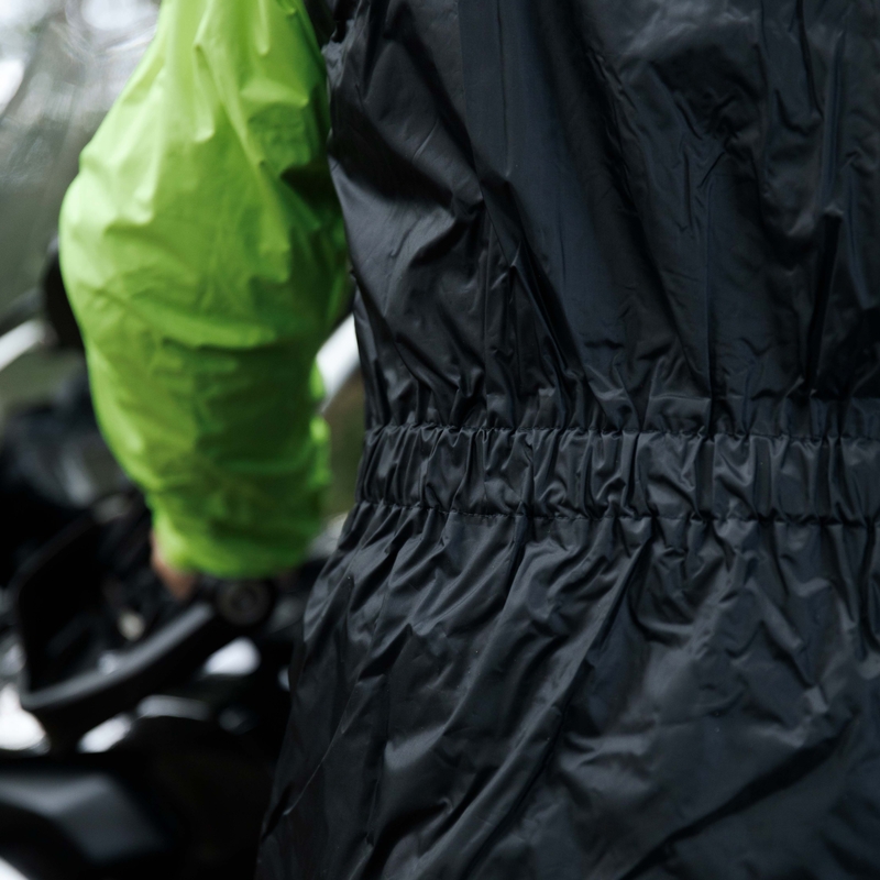 Chubasquero para moto Rebelhorn Rain amarillo fluo