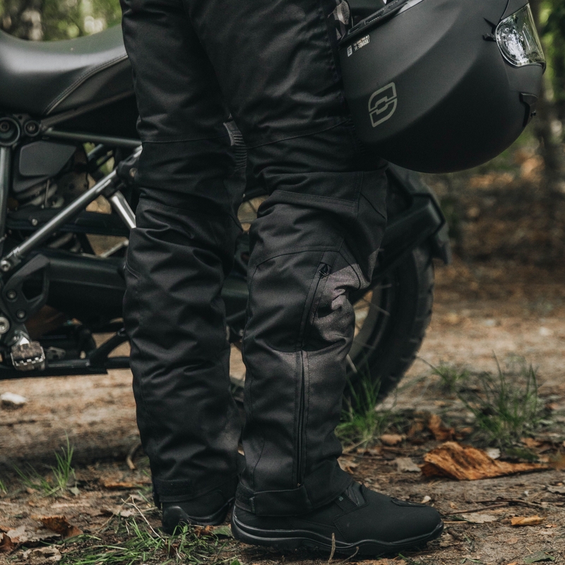 Pantalón de moto Ozone Vulcan Negro