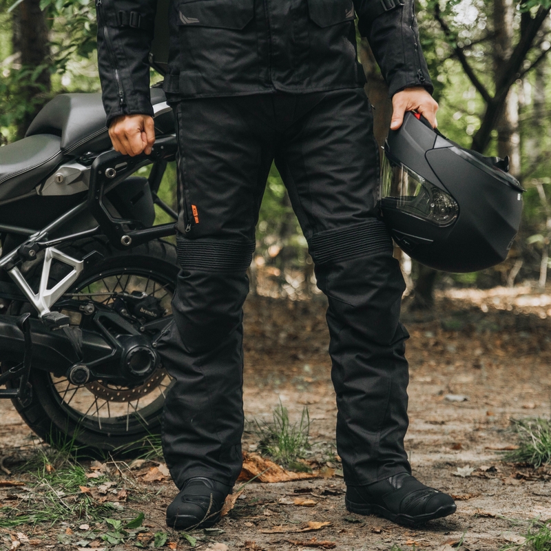 Pantalón de moto Ozone Vulcan Negro