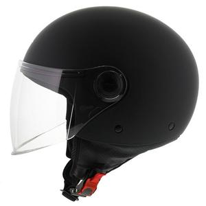 Casco de moto MT Street open negro mate liquidación