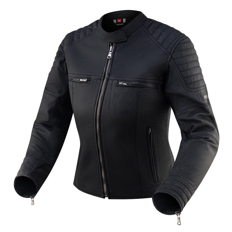 Chaqueta de moto para mujer Rebelhorn Hunter Pro Negra liquidación