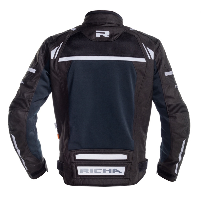 Chaqueta de moto RICHA Airstorm WP negro-azul liquidación