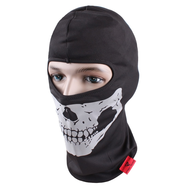 Casco Street Racer Skull Capucha