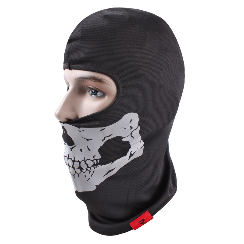 Casco Street Racer Skull Capucha