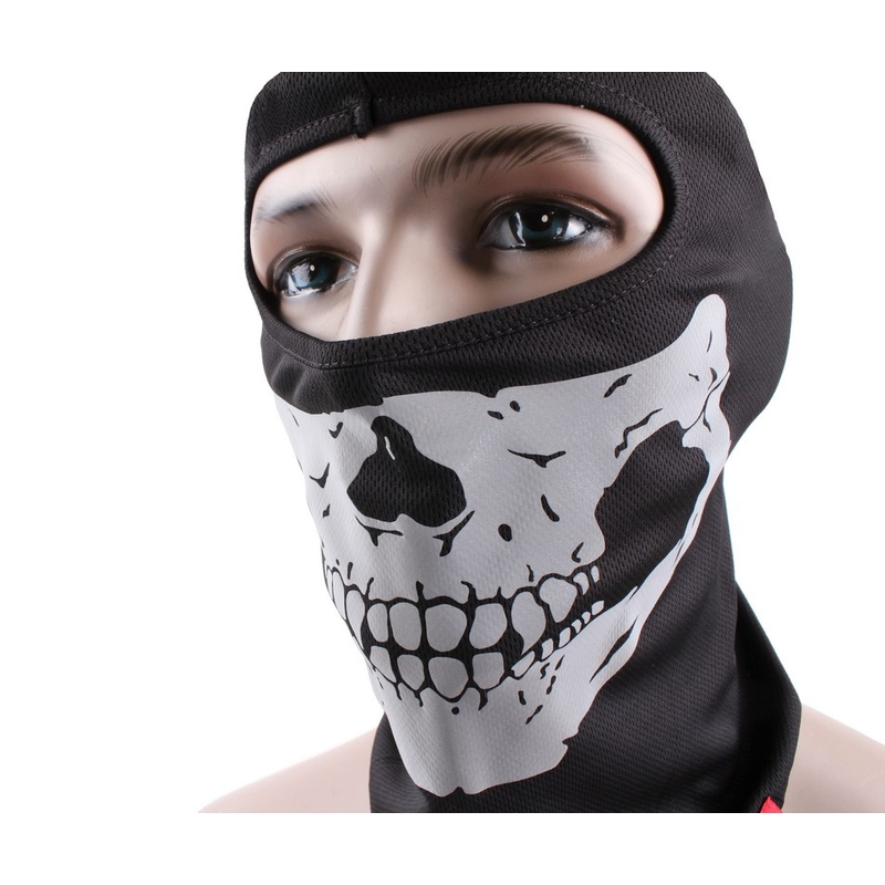 Casco Street Racer Skull Capucha