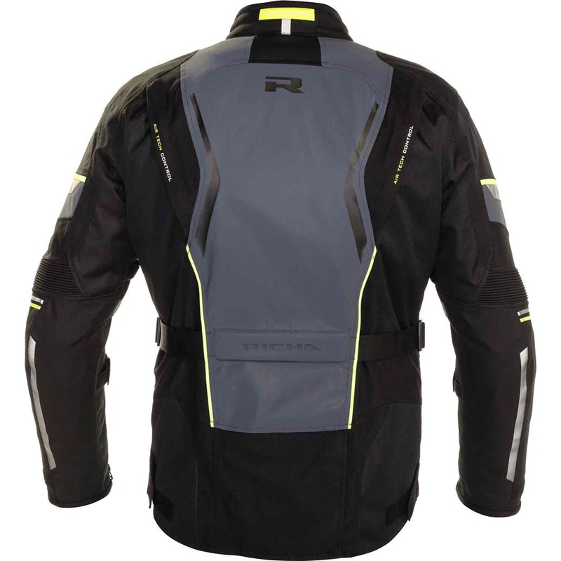 Chaqueta de moto RICHA Infinity 2 Flare para mujer gris-amarillo fluo liquidación