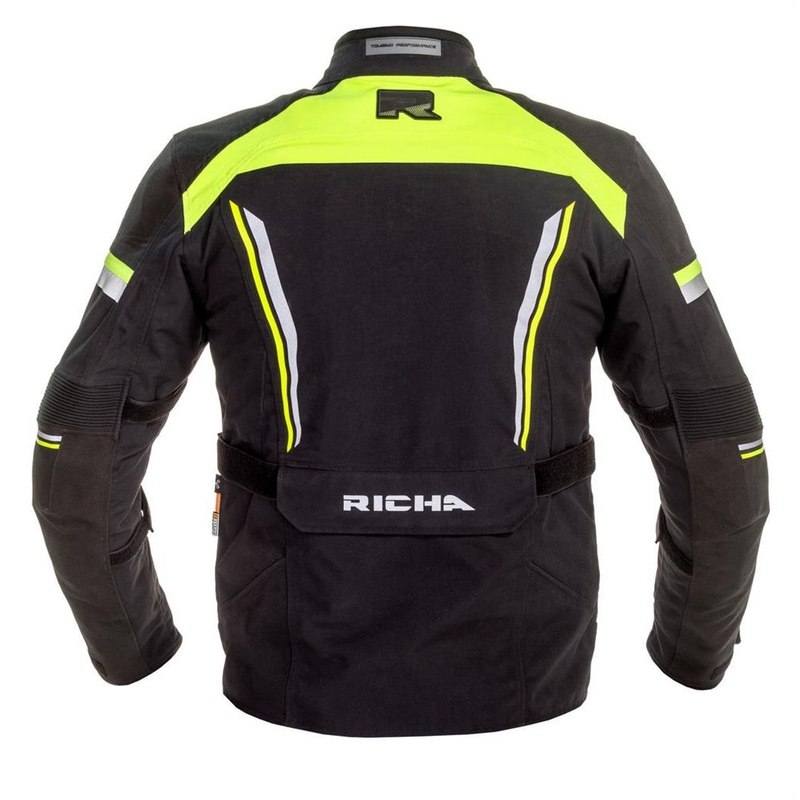 Chaqueta de moto RICHA Infinity 2 Pro negro-amarillo fluo liquidación