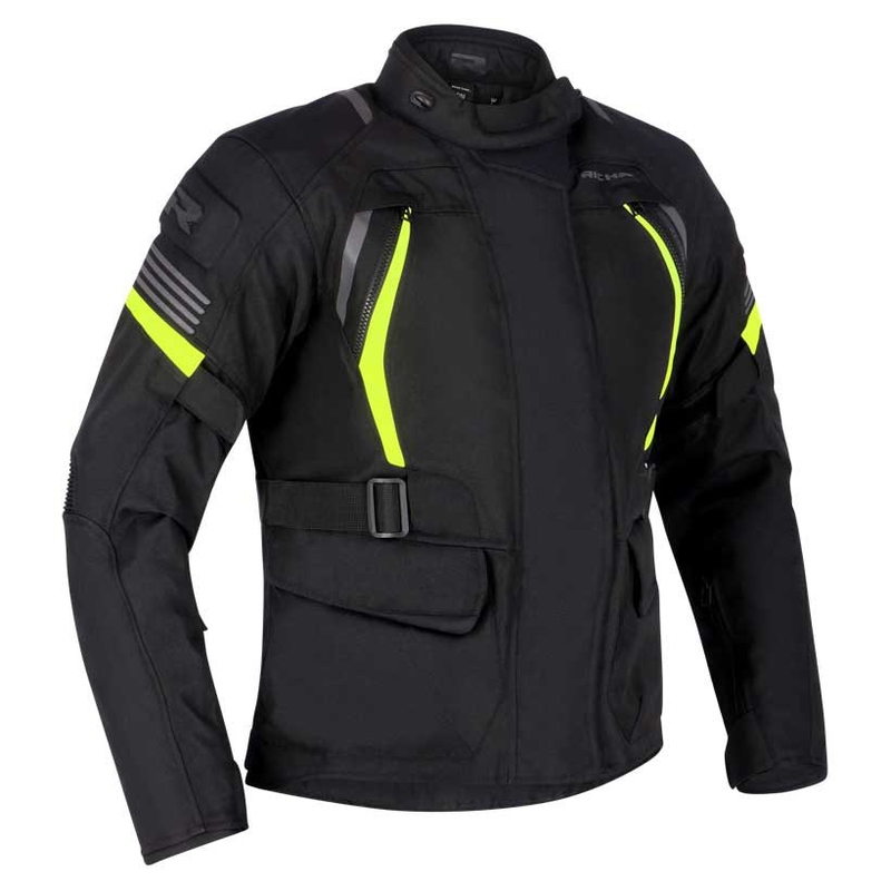 Chaqueta de moto para mujer RICHA Phantom 3 negro-amarillo fluo liquidación