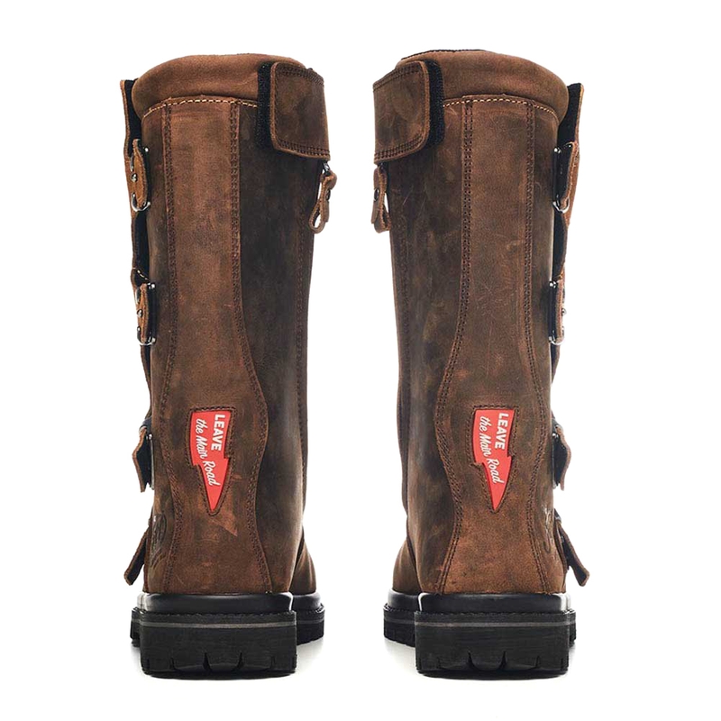 Fuel Dust Devil Botas de moto marrones