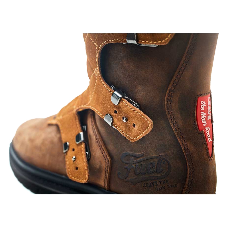 Fuel Dust Devil Botas de moto marrones