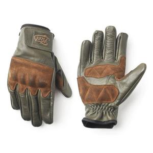 Guantes de moto Fuel Rodeo Verde-Marrón