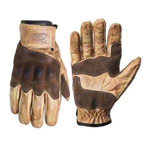 Guantes de moto Fuel Rodeo marrón-amarillo