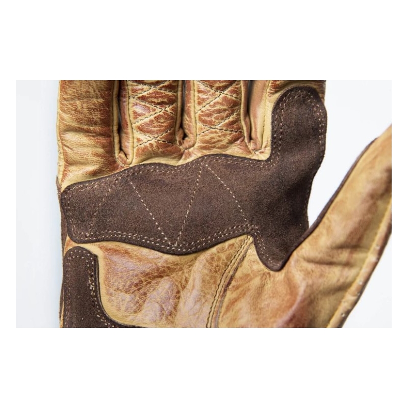 Guantes de moto Fuel Rodeo marrón-amarillo