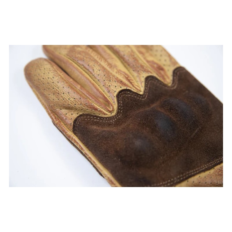 Guantes de moto Fuel Rodeo marrón-amarillo