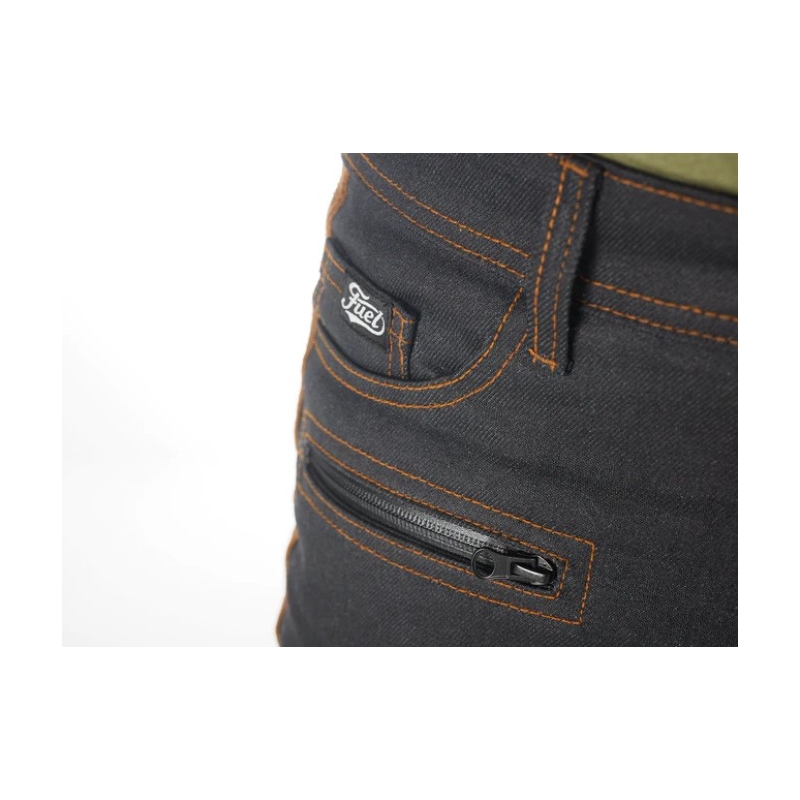 Pantalones de moto Fuel Sergeant 2 Waxed Marrón y Negro