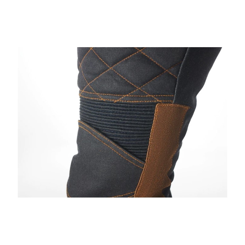 Pantalones de moto Fuel Sergeant 2 Waxed Marrón y Negro