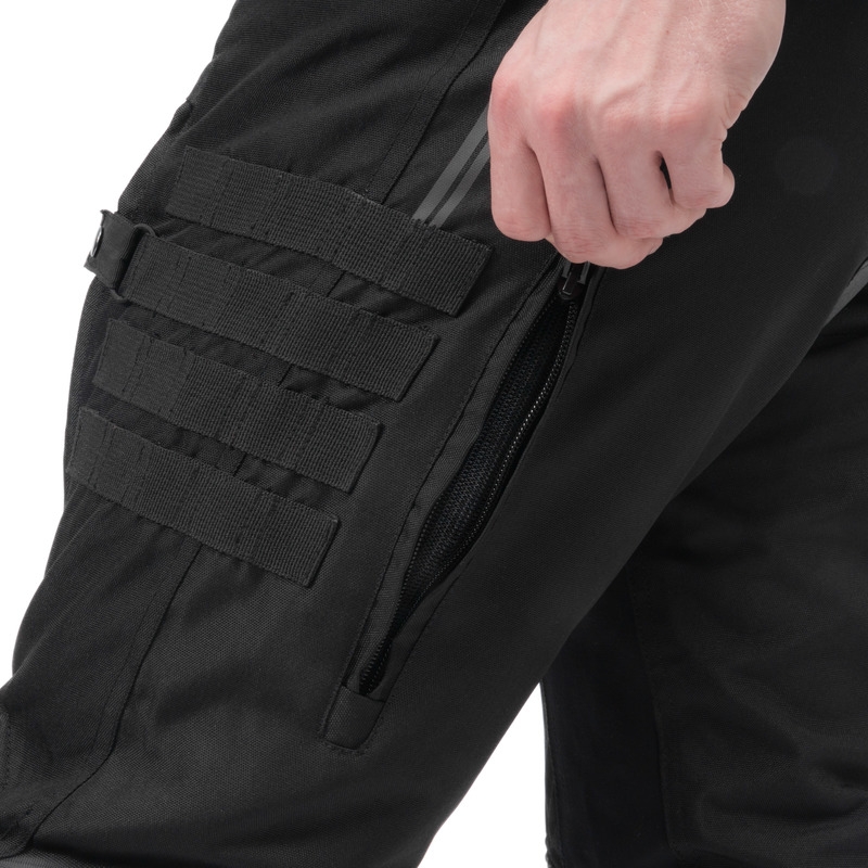Pantalón de moto Ozone Union II negro corto liquidación
