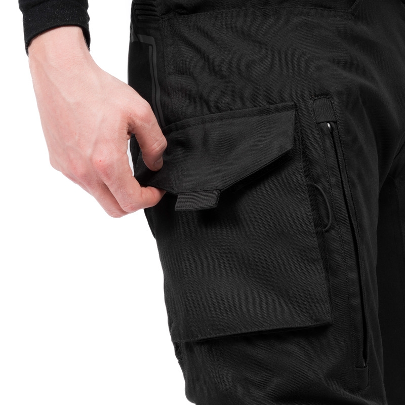 Pantalón de moto Ozone Union II negro corto liquidación