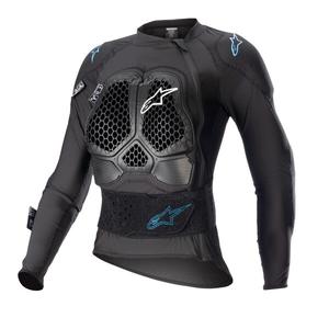 Protector corporal Alpinestars Stella Bionic Action 2 para mujer Negro y Azul
