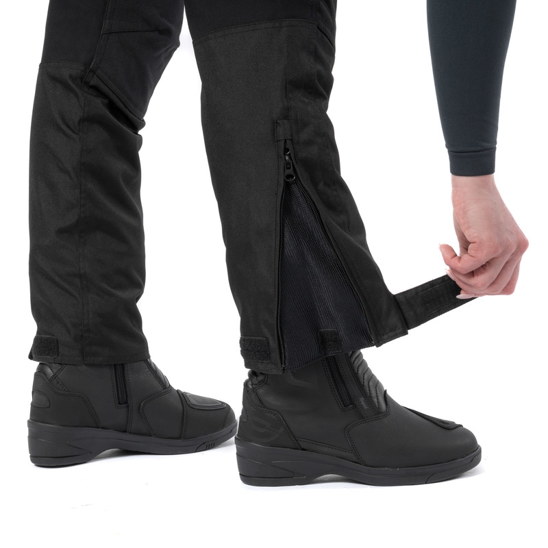 Pantalón de moto para mujer Ozone Union II Negro liquidación