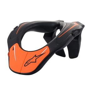 Protector de cuello Alpinestars Neck Support Youth Negro y Naranja