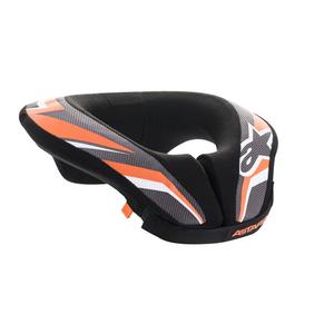 Protector de Cuello Alpinestars Sequence Youth Negro, Blanco y Naranja