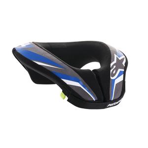 Protector de Cuello Alpinestars Sequence Youth Negro, Blanco y Azul