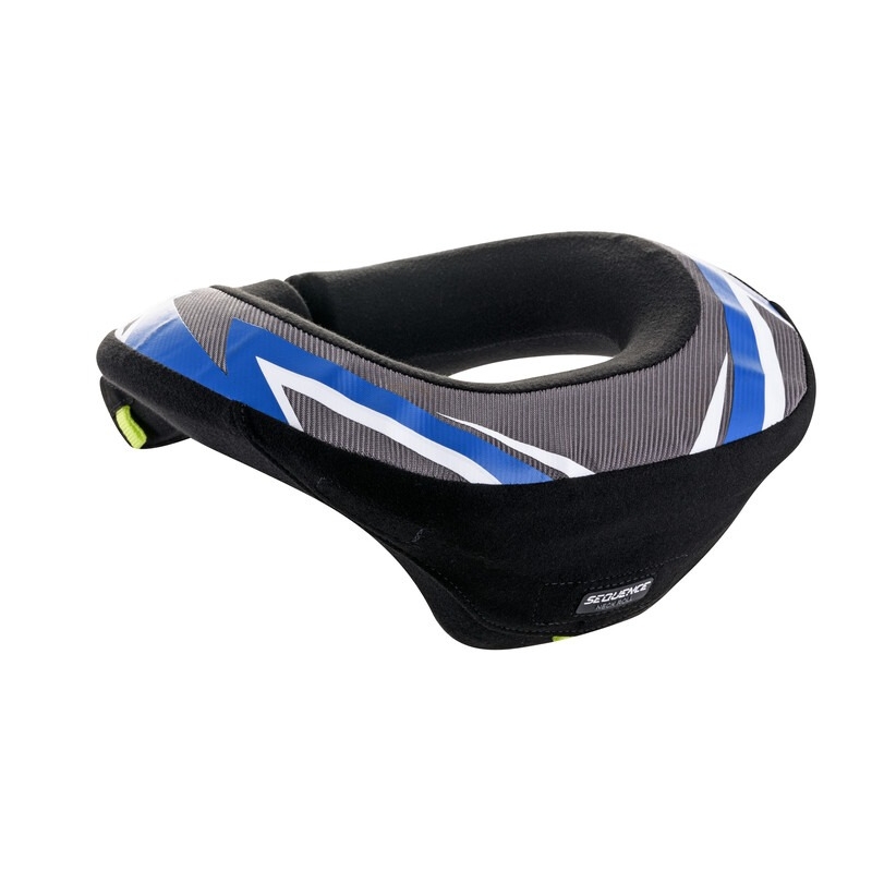 Protector de Cuello Alpinestars Sequence Youth Negro, Blanco y Azul