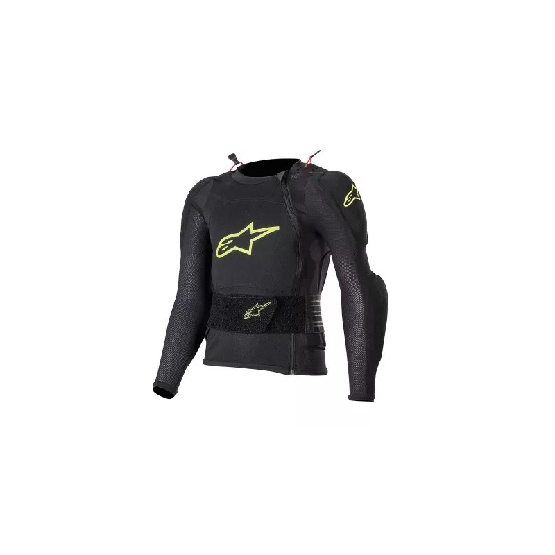 Protector Alpinestars Bionic Plus Kids Negro-Amarillo Flúo