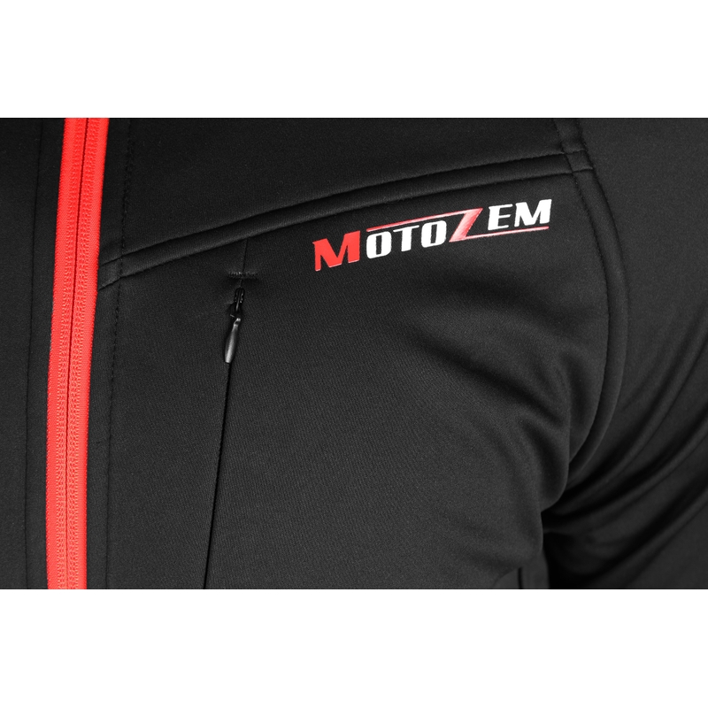 Chaqueta Softshell MotoZem Racing Team negro-rojo