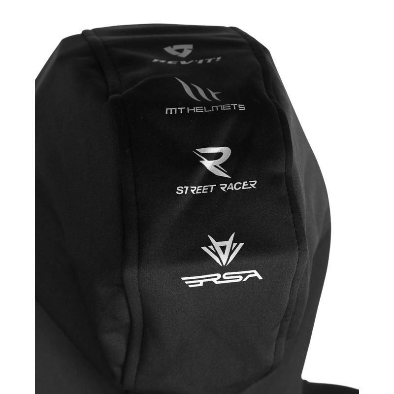 Chaqueta softshell para mujer MotoZem Racing Team negra y roja
