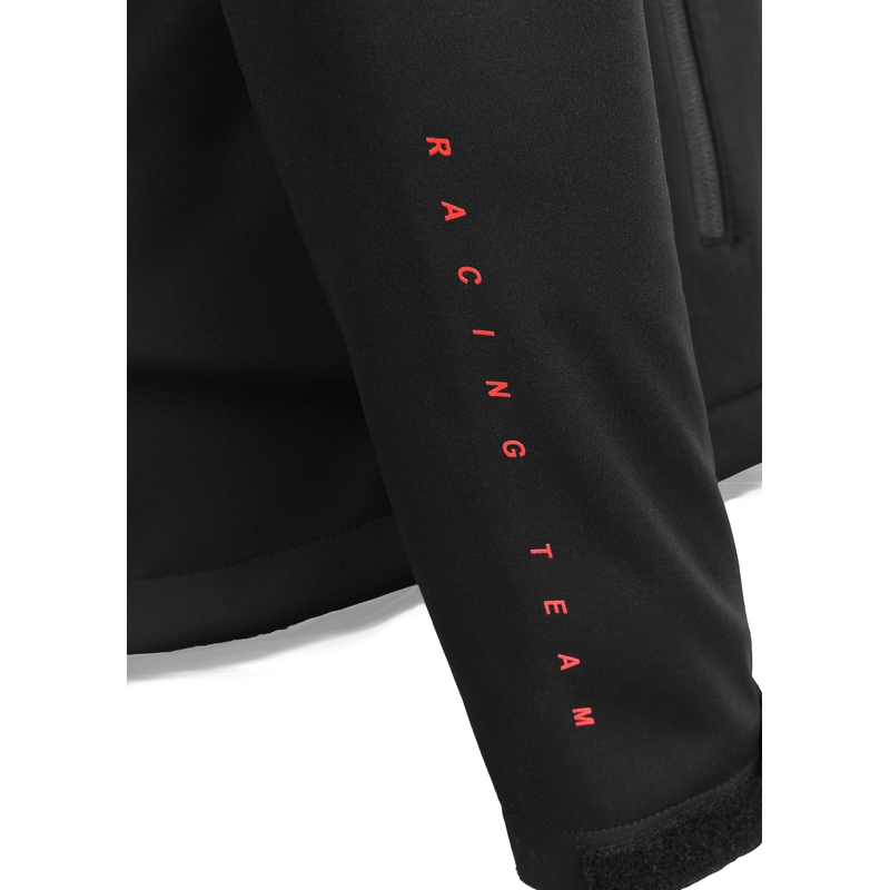 Chaqueta softshell para mujer MotoZem Racing Team negra y roja
