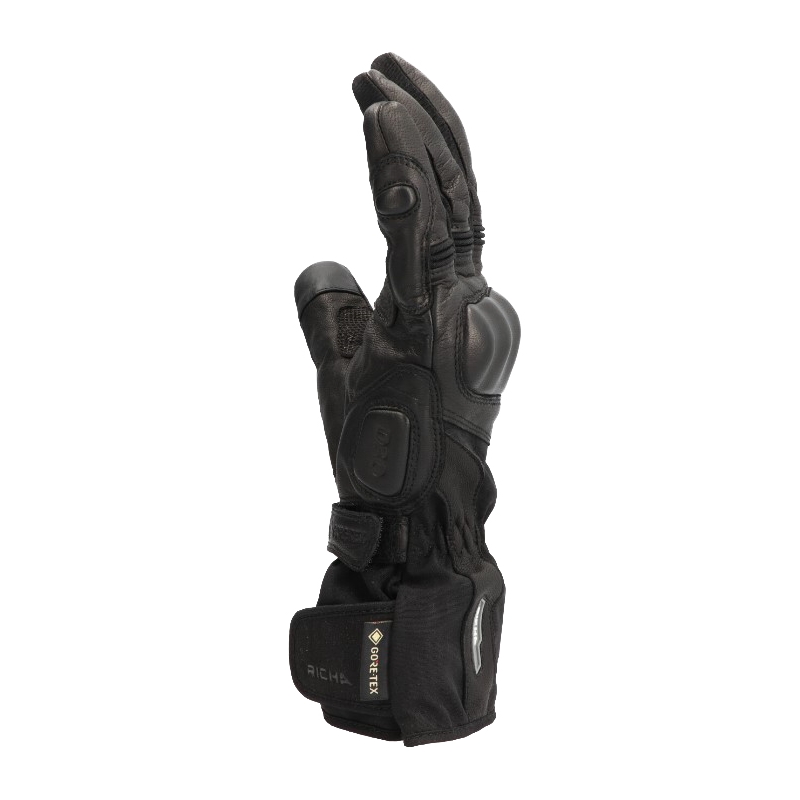 Rukavice na motorku RICHA Hypercane Gore-Tex černé výprodej
