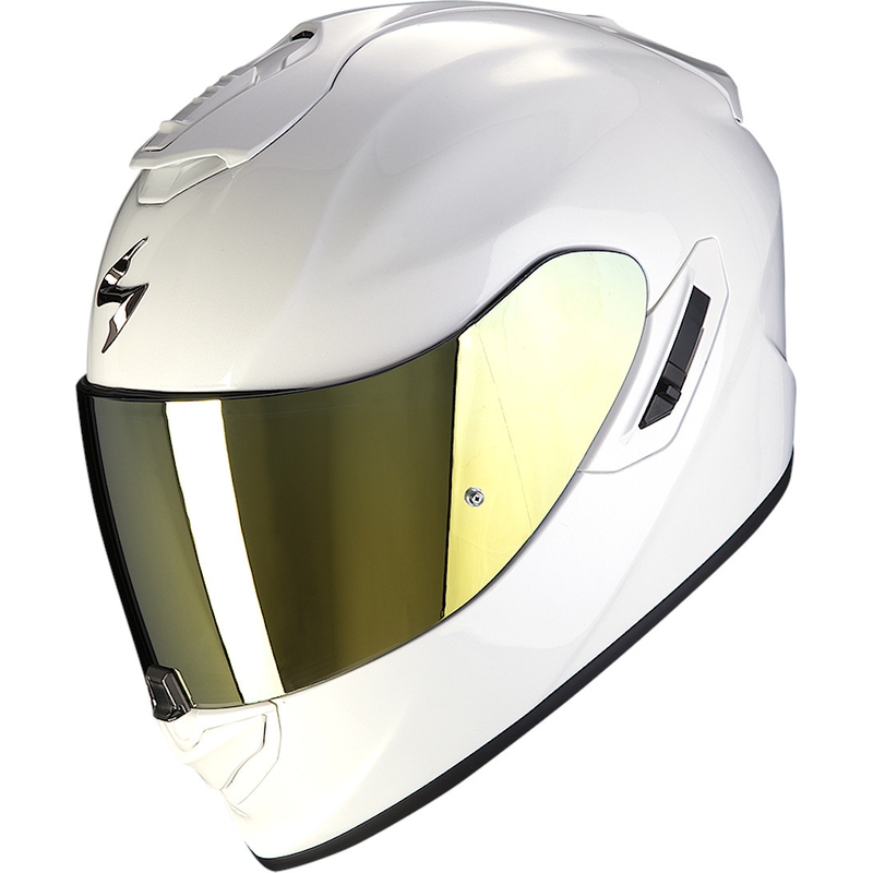 Casco integral Scorpion EXO-1400 EVO Air Solid blanco perla