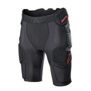 Pantalón corto de motocross Alpinestars Bionic Pro negro y rojo