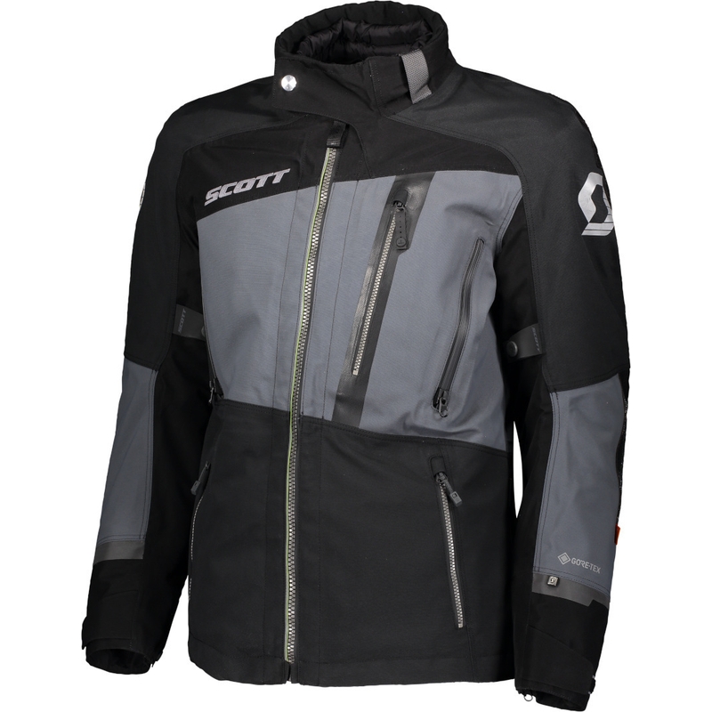 Chaqueta de moto SCOTT Priority GTX para mujer negro-gris