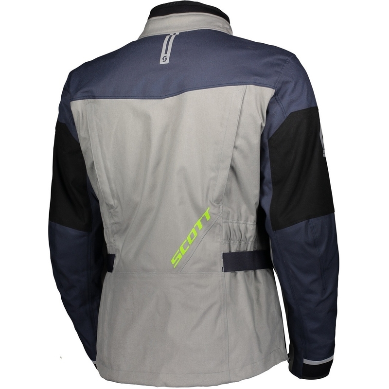 Chaqueta de moto SCOTT Voyager Dryo gris-azul