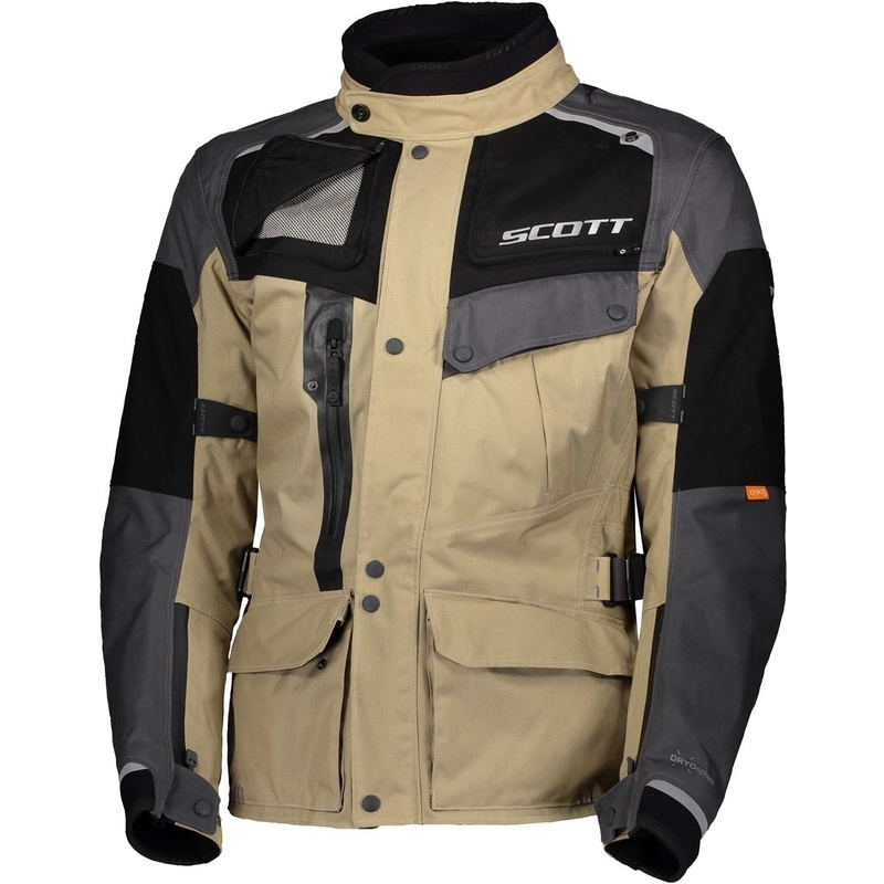 Chaqueta de moto SCOTT Voyager Dryo marrón-gris