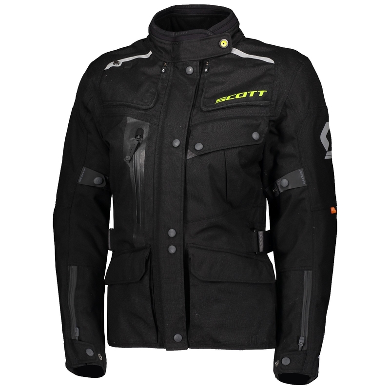 Chaqueta de moto para mujer SCOTT Voyager Dryo negra