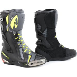 Botas de moto Forma Phantom negro-gris-amarillo fluo