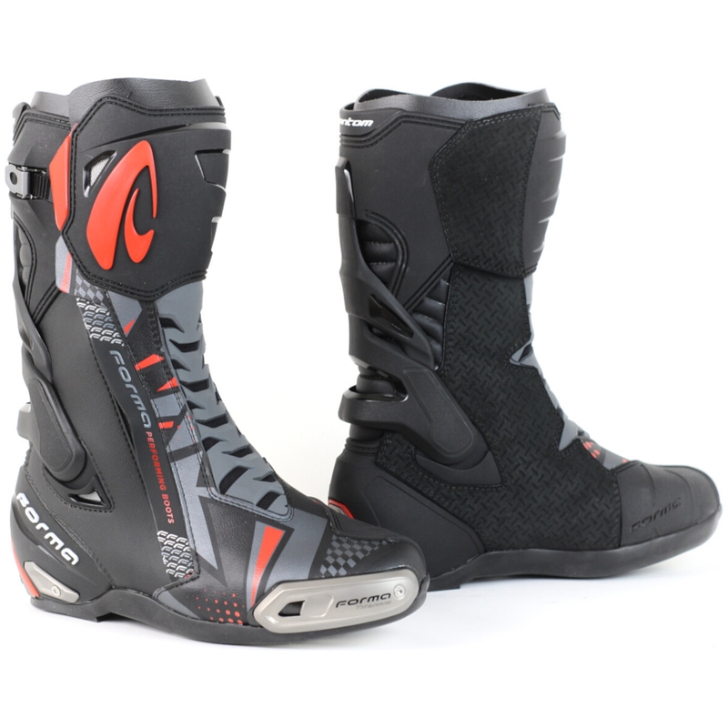 Botas de moto Forma Phantom negro-gris-rojo