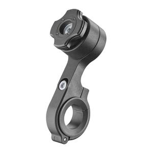 Quiklox Soporte para interfono con soporte para manillar negro