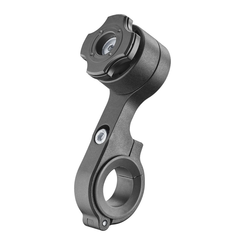 Quiklox Soporte para interfono con soporte para manillar negro
