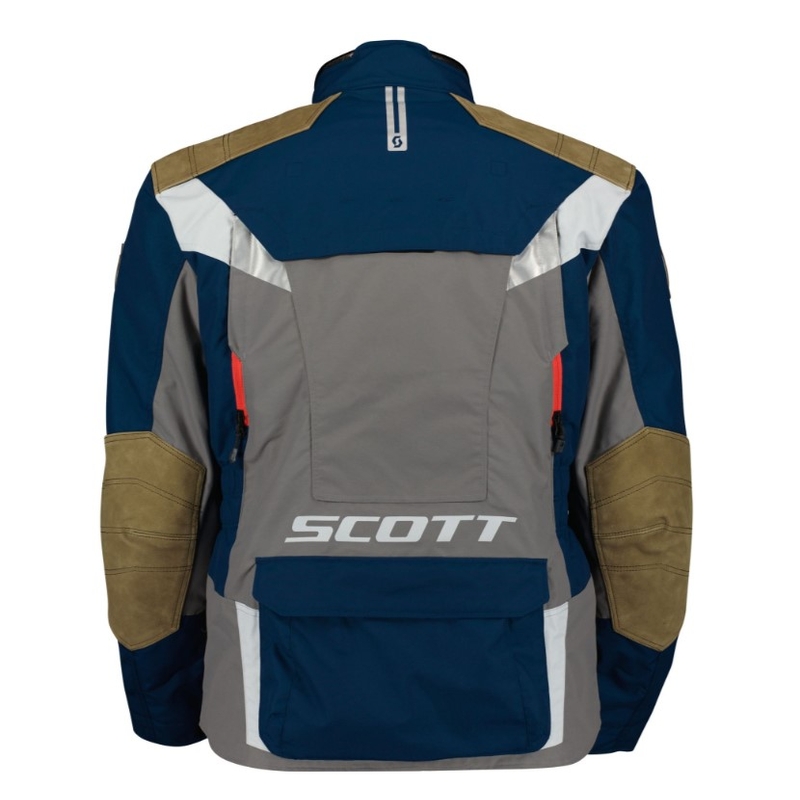 Chaqueta de moto SCOTT Dualraid Dryo gris-azul liquidación